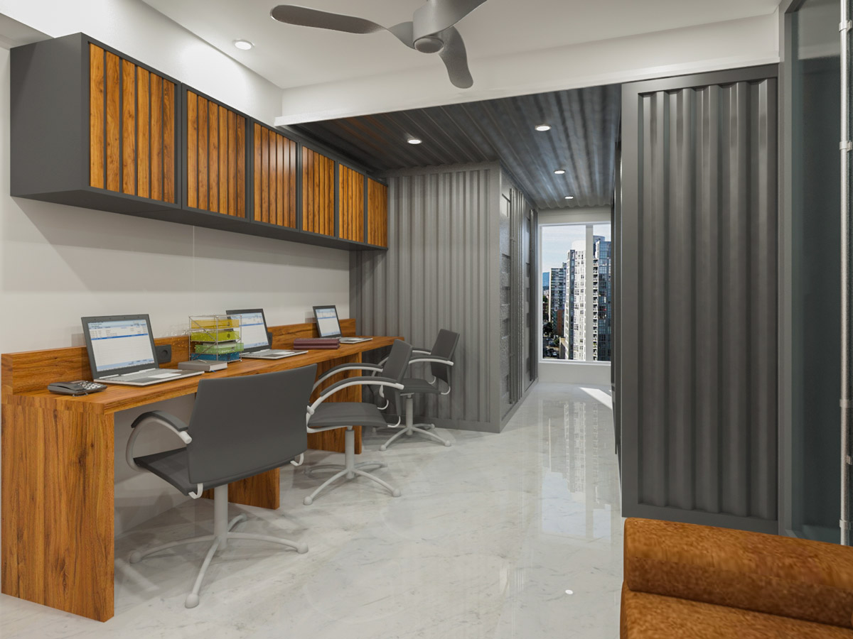 The Container Officeview More - Auura - Interior Design Studio